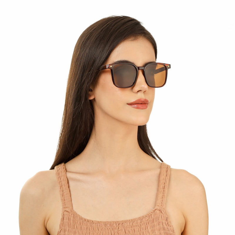 Square Full Rim Sunglasses For unisex