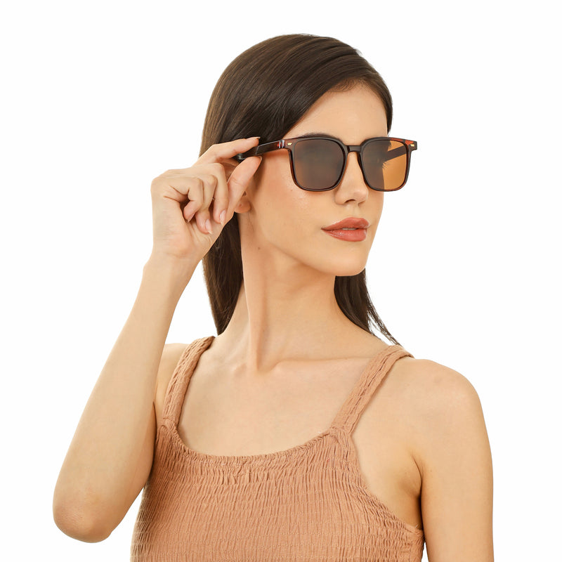 Square Full Rim Sunglasses For unisex