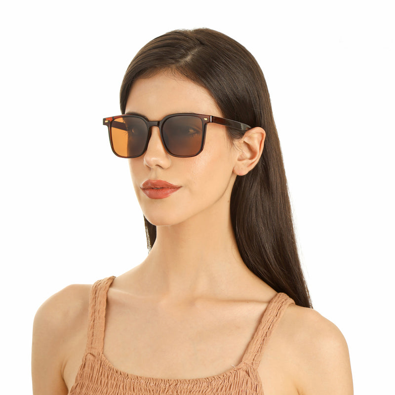 Square Full Rim Sunglasses For unisex