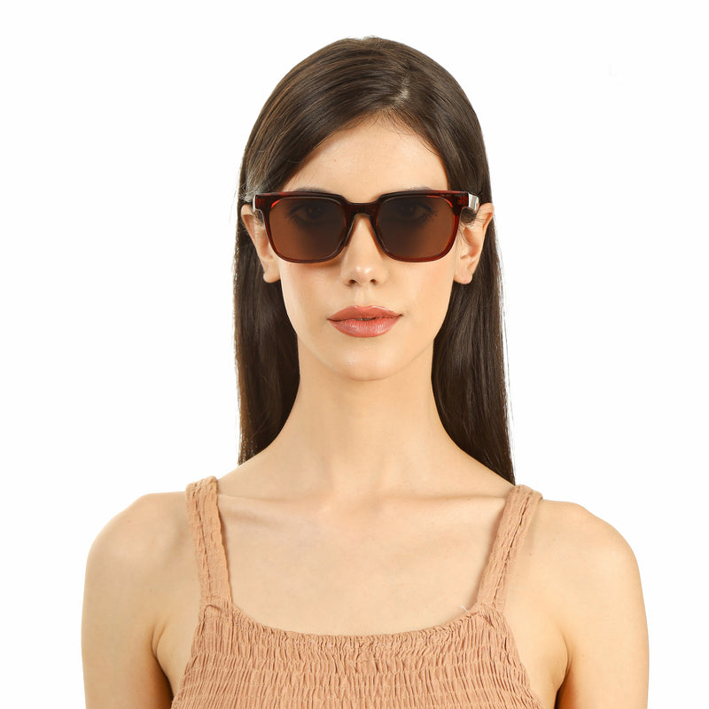 Square Full Rim Sunglasses For unisex