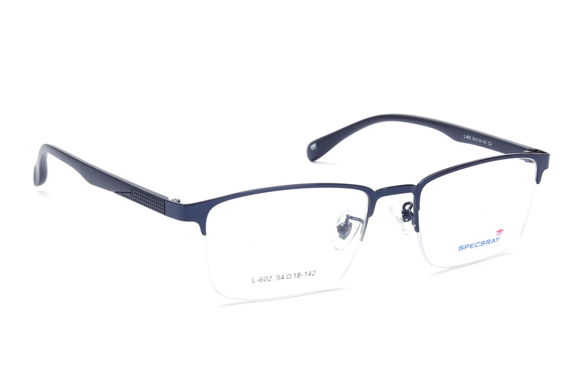 Rectangle Half Rim Eyeglasses For Men And Women