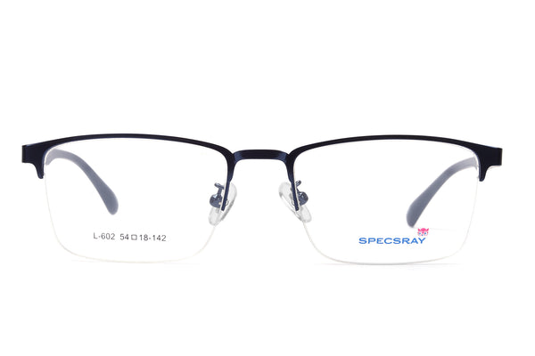 Rectangle Half Rim Eyeglasses For Men And Women