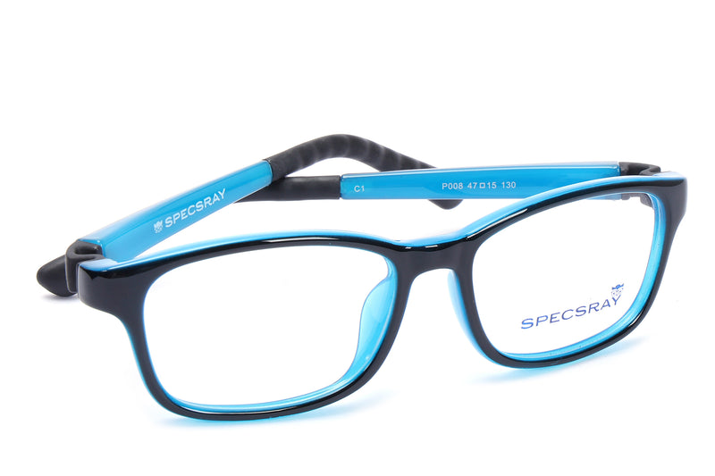 Rectangle Full Rim Eyewear Silicon Kids
