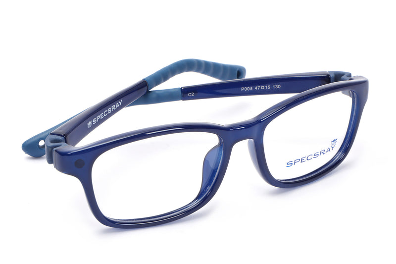 Rectangle Full Rim Eyewear Silicon Kids