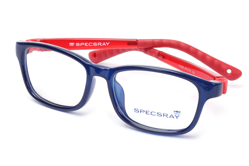 Rectangle Full Rim Eyewear Silicon Kids