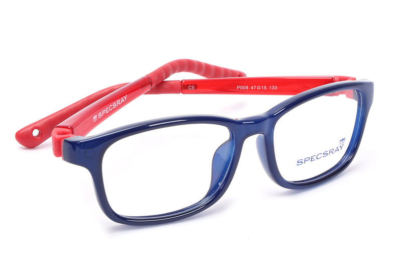Rectangle Full Rim Eyewear Silicon Kids