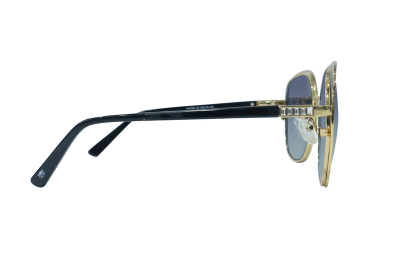 Cateye Full Rim Metal Sunglasses for Women