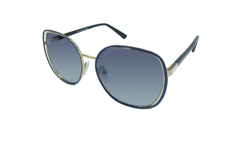 Cateye Full Rim Metal Sunglasses for Women