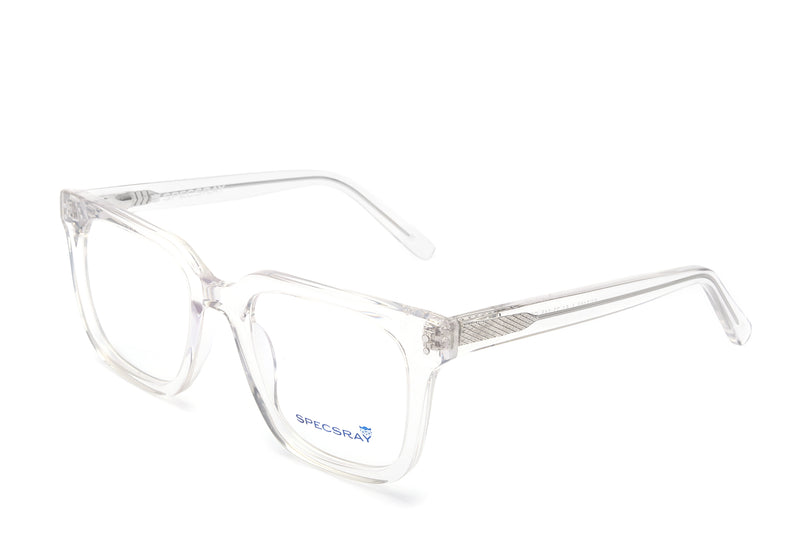 Square Full Rim Eyewear Acetate Male