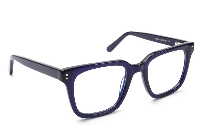 Square Full Rim Eyewear Acetate Male