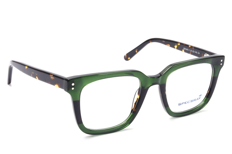 Square Full Rim Eyewear Acetate Male