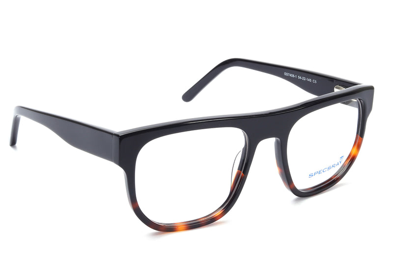 Square Full Rim Eyewear Acetate Male