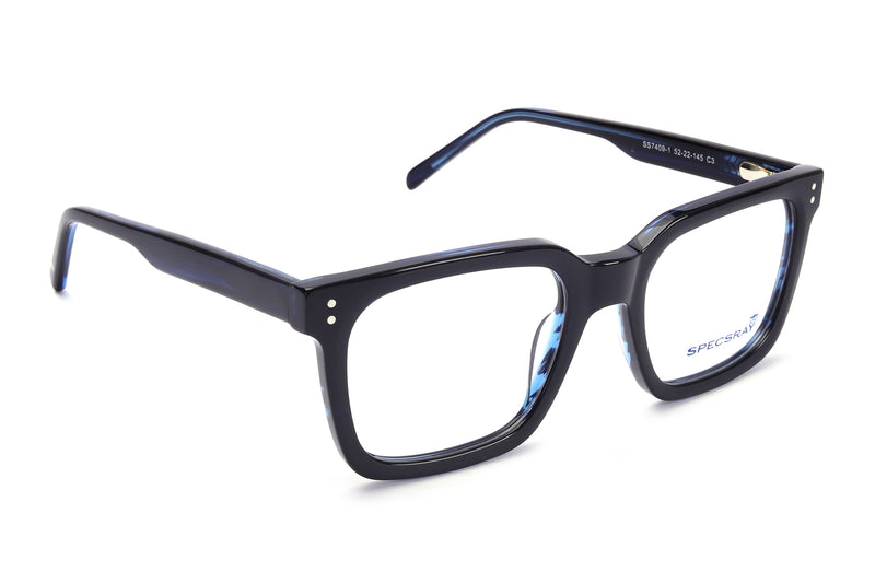 Square Full Rim Eyewear Acetate Male
