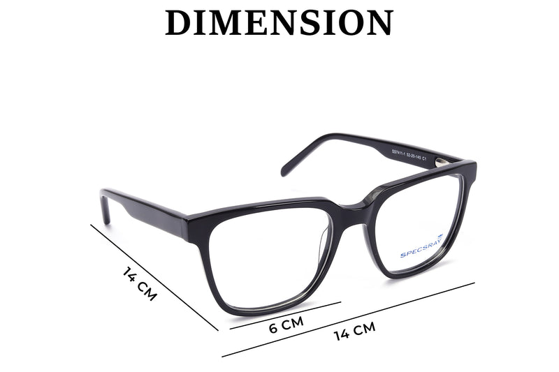 Square Full Rim Eyewear  Male
