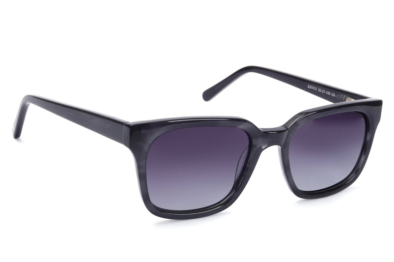 Square Full Rim Sunglasses Acetate Unisex