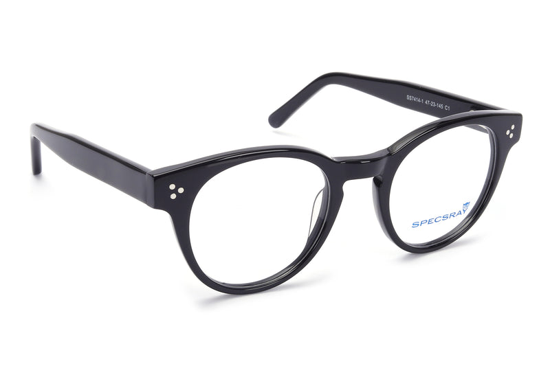 Round Full Rim Eyewear Acetate Unisex