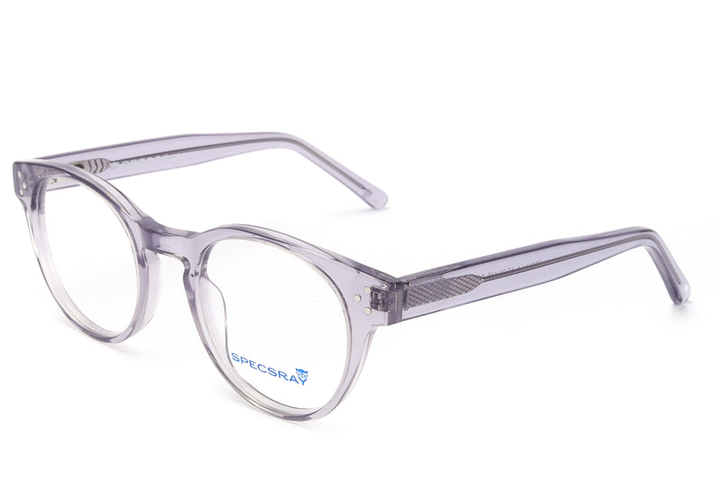 Round Full Rim Eyewear Acetate Unisex