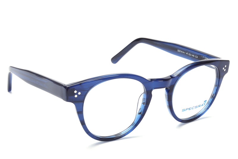 Round Full Rim Eyewear Acetate Unisex