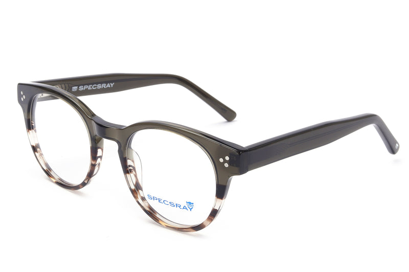 Round Full Rim Eyewear Acetate Unisex