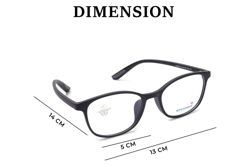 Oval Full Rim Eyeglasses For Women