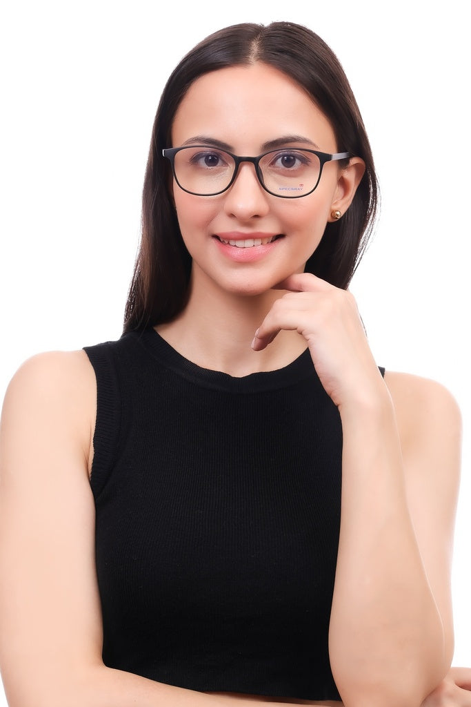 Oval Full Rim Eyeglasses For Women