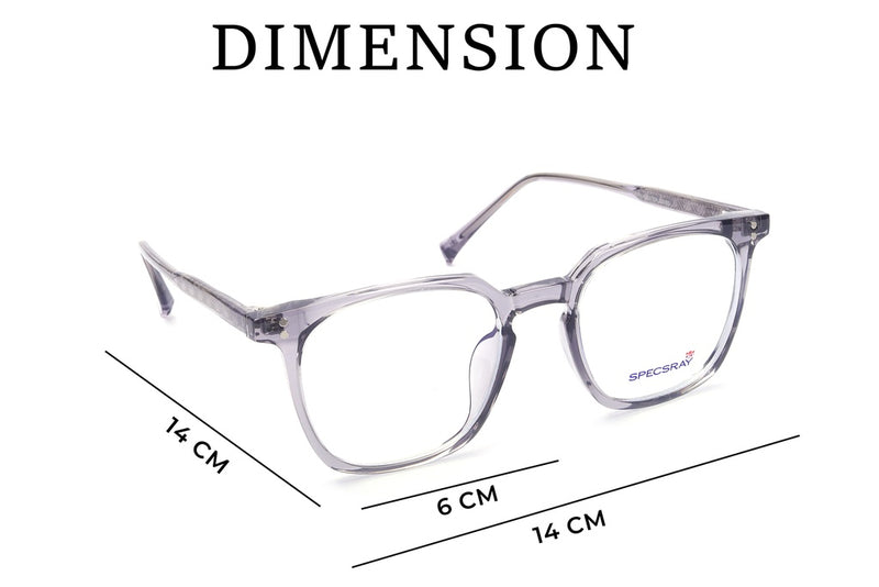 Square Full Rim Computer glasses For Men