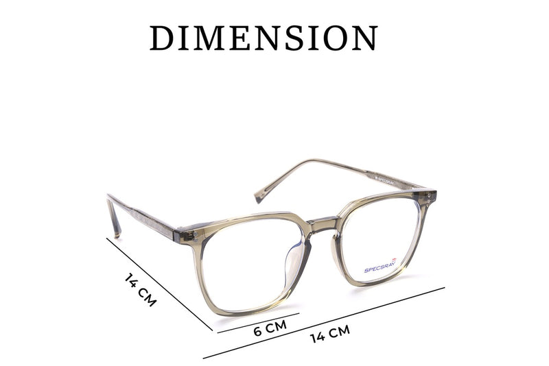 Square Full Rim Computer glasses For Men