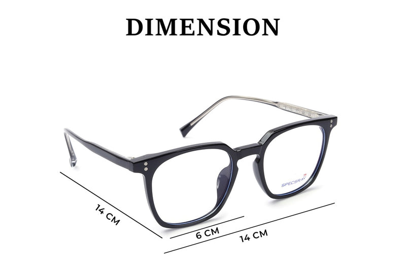 Square Full Rim Computer glasses For Men