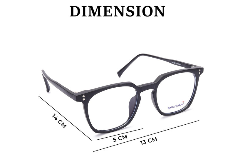 Square Full Rim Computer glasses For Men