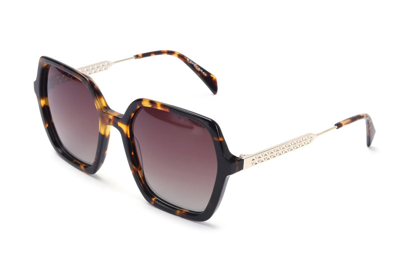 Geometric Full Rim Sunglasses For Women