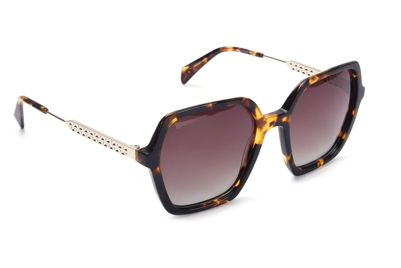 Geometric Full Rim Sunglasses For Women