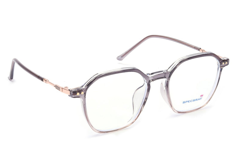 Hexagon Full Rim Eyeglasses For Men And Women