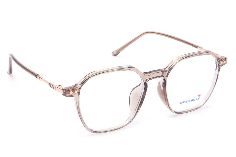 Hexagon Full Rim Eyeglasses For Men And Women