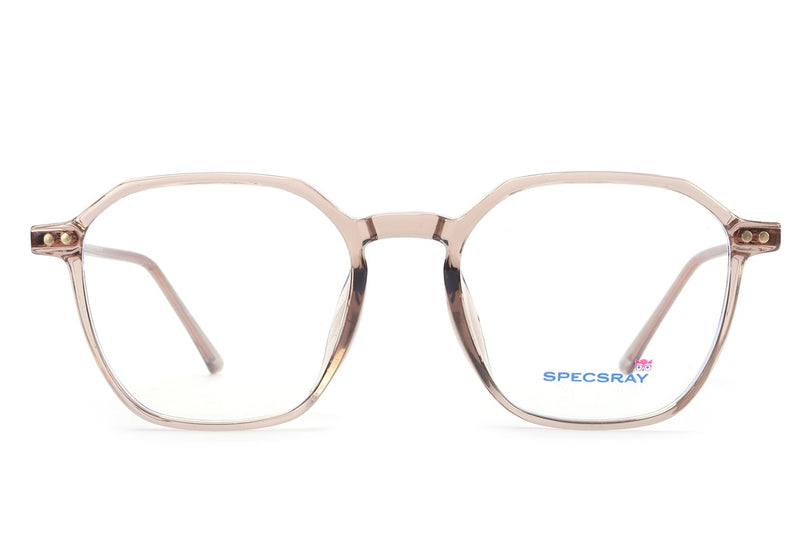 Hexagon Full Rim Eyeglasses For Men And Women