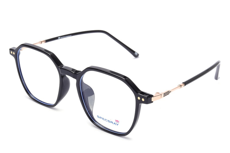 Hexagon Full Rim Eyeglasses For Men And Women