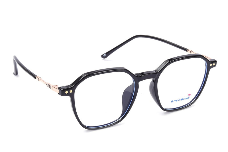 Hexagon Full Rim Eyeglasses For Men And Women