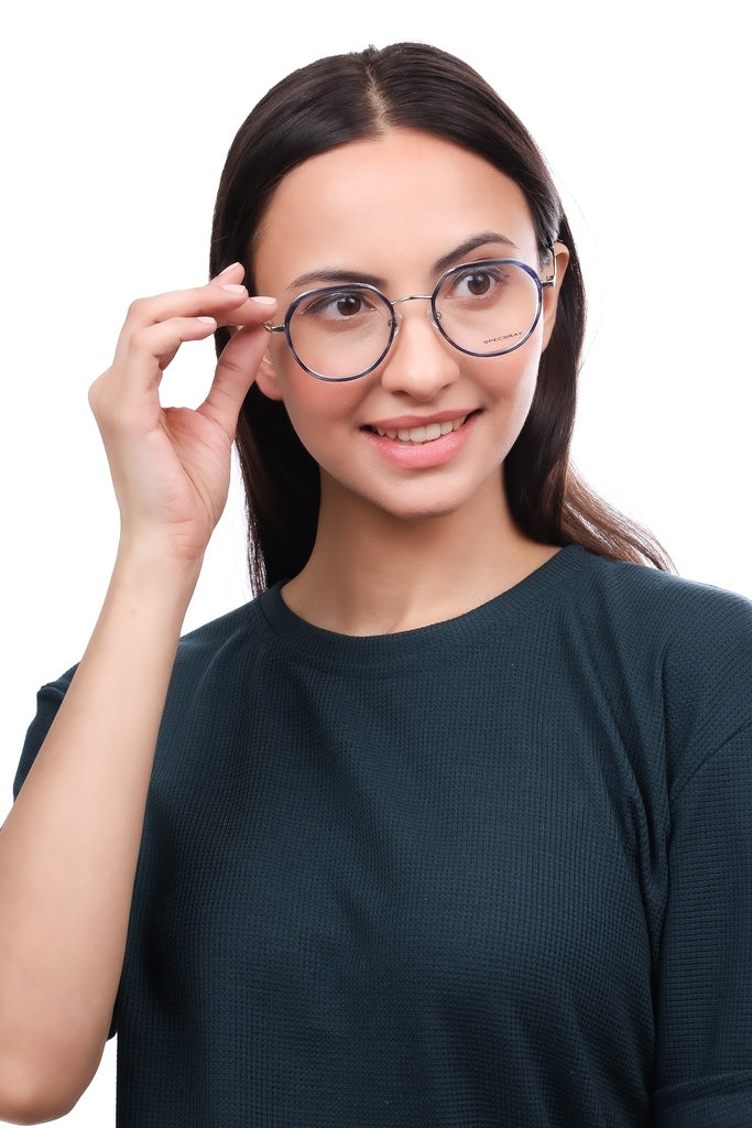 Hexagon Full Rim Eyeglasses For Men And Women