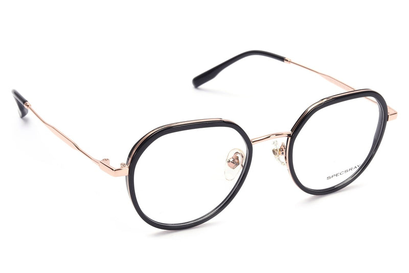 Hexagon Full Rim Eyeglasses For Men And Women