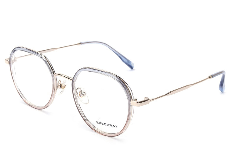 Hexagon Full Rim Eyeglasses For Men And Women