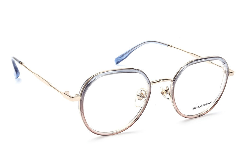Hexagon Full Rim Eyeglasses For Men And Women