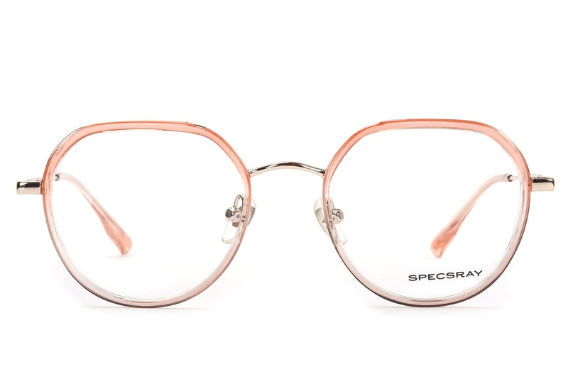 Hexagon Full Rim Eyeglasses For Men And Women