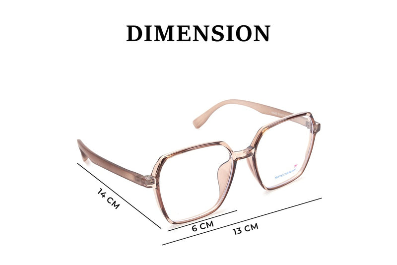 Geometric Full Rim Eyeglasses For Men And Women
