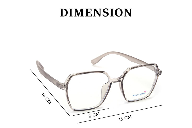 Geometric Full Rim Eyeglasses For Men And Women