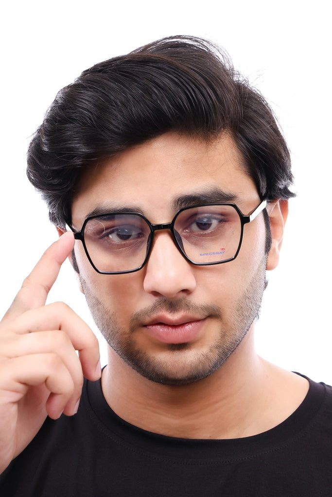 Geometric Full Rim Eyeglasses For Men And Women