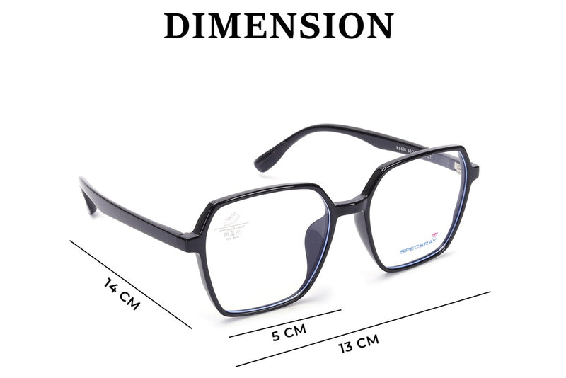 Geometric Full Rim Eyeglasses For Men And Women