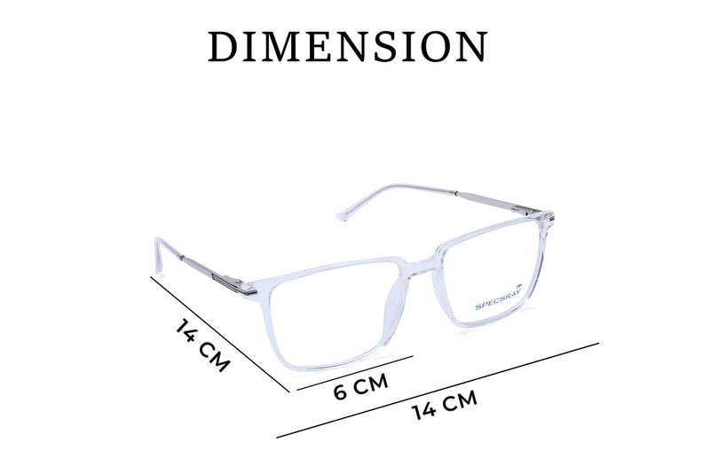 Square Full Rim Computer glasses For Men