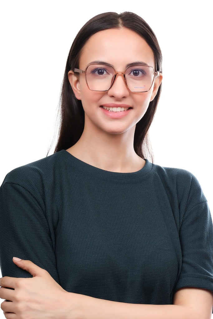 Geometric Full Rim Eyeglasses For Men And Women