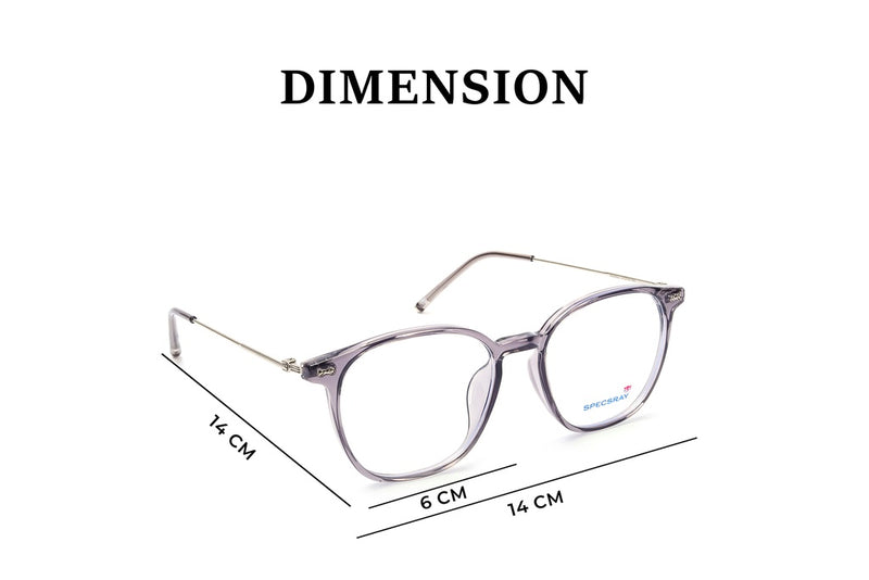Square Full Rim Eyeglasses For Men And Women