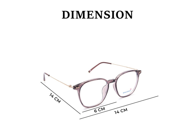 Square Full Rim Eyeglasses For Men And Women