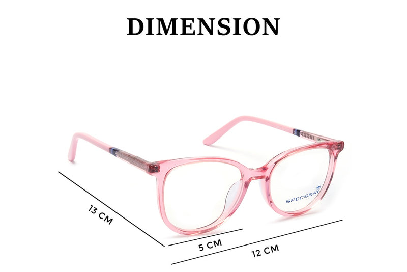 Cateye Full Rim Eyeglasses For Kids